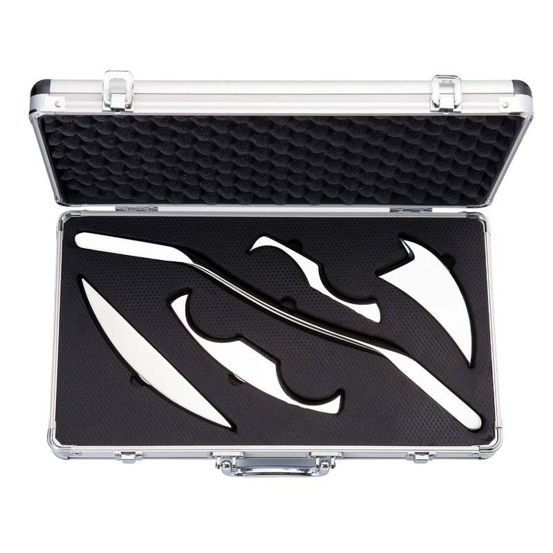 Stainless Steel Neck Pain Rehab Device Gua Sha Scraping Scraper For