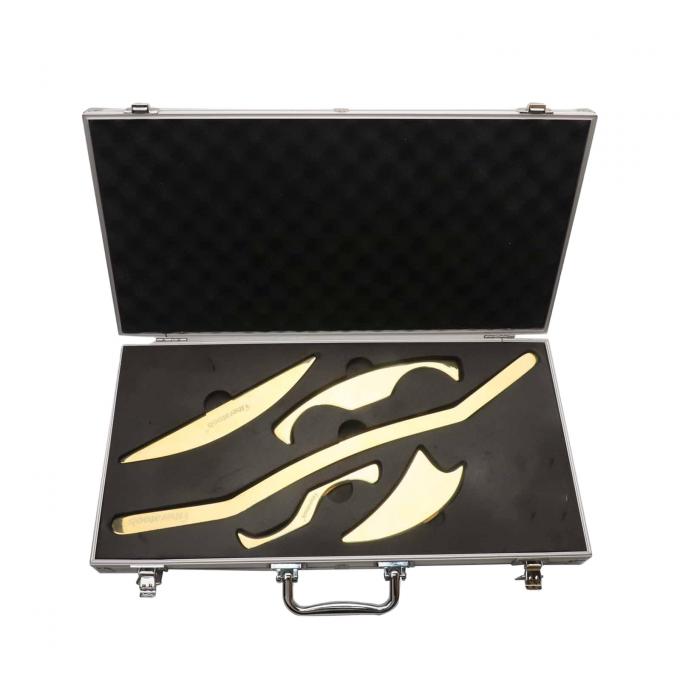 Stainless Steel Neck Pain Rehab Device Gua Sha Scraping Scraper For