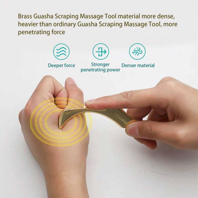 Stainless Steel Neck Pain Rehab Device Gua Sha Scraping Scraper For